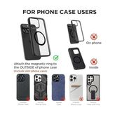 Promosyonca MagnetPRO Araç Telefon Tutucu, MagSafe Uyumlu, 360° Dönebilir, Vakumlu Vantuz, N52 Çift Mıknatıs, iPhone ve Android için, Araç Ofis Spor Salonu