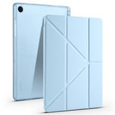 PSR Aksesuar Samsung Galaxy Tab A11 Plus Kılıf, Kalem Bölmeli, Tri-Folding Standlı Tablet Kılıfı - Jean Blue (Bebe Mavisi)