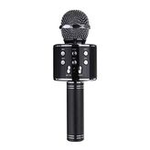 PSR Aksesuar WS-858 Bluetooth Karaoke Mikrofon – Kablosuz Hoparlör, Yankı Efektli, Gürültü Önleyici, 1800mAh Şarjlı, iOS & Android Uyumlu (Siyah)