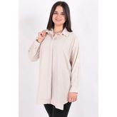 Puane 10439 Kadın Gömlek Ss - L - XL - Bej