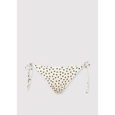Puantiye Desenli Ekru Bikini Altı 1914096-70053