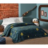 PUFFY Harry Potter Lightning Battaniye, Tek Kişilik - Polyester - 150x220 - Petrol