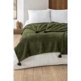 Puffy Wellsoft Battaniye - Haki - 160 x 200 cm