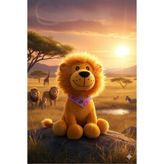 Pufline Sevimli Peluş Aslan Oyuncak