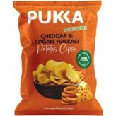 Pukka Glutensiz Cheddar & Soğan Halkalı Cips 70 Gr