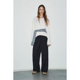 Pull & Bear Duble belli geniş paça pantolon