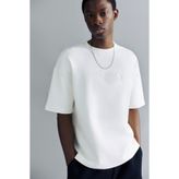 Pull & Bear Kabartmalı logolu kısa kollu sweatshirt