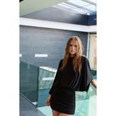 Pull & Bear Sırtı drapeli kısa elbise