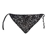 Pullu Örgü Siyah Bandana