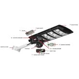 Pulnıx 4G Solar Kamera Sim Kartlı Kamera 450W Aydınlatma