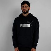Puma 58676461 Ess+ 2 Col Big Logo Siyah Erkek Sweatshirt