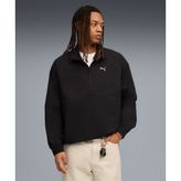 Puma 632101-01 Siyah Tech Half-Zip Crew Erkek Sweatshirt