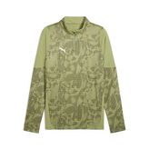 Puma 65916440 Yeşil Teamcup Training 1/4 Zip Top Futbol Antrenman Uzun Kollu Erkek Tişört