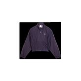 Puma DARE TO Oversized Woven Jacket Deep Plum Kadın Mor Sweatshirt