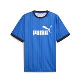 PUMA Erkek ESS Striped Jersey Forma Mountain Blue L