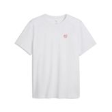 PUMA ESS ELEVATED Tee Erkek T-shirt White Glow Heather S