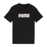 Puma Essentials Logo Kız Çocuk Siyah Tişört