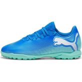 Puma Future 7 Play Tt Genç Krampon - Mavi - Beyaz