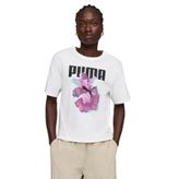 PUMA GRAPHICS Relaxed Tee Better Kadın T-shirt, PUMA White, S