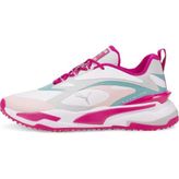 Puma Gs-Fast Shoes - Erkek Golf Ayakkabısı - Gri-Beyaz-Pembe
