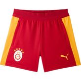 Puma Gsk Training Shorts W/ Po Jr Sarı-Kırmızı Çocuk Şort - Sarı - Kırmızı