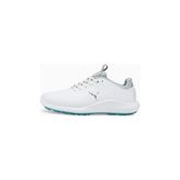 Puma Ignite Pro Shoes - Kadın Golf Ayakkabısı - Gri-Beyaz-Mavi