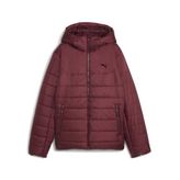 PUMA Kadın ESS Hooded Padded Jacket Mont Ruby Shimmer S