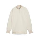PUMA Kadın HER Half-Zip Winterized Crew Sweatshirt Alpine Snow M