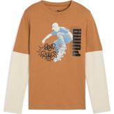 Puma Mid 90S Layered Çocuk Yuvarlak Yaka Tişört