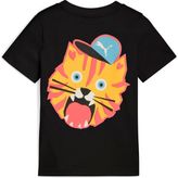 Puma Moody Cat Graphic Tee Unisex Çocuk T-Shirt - 2 - 3 Yaş - Siyah