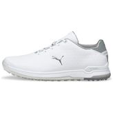 Puma Proadapt Alphacat Leather Erkek Deri Golf Ayakkabısı - White - Silver