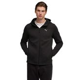 Puma Pumatech Full-Zip Erkek Siyah Günlük Stil Sweatshirt 69218501