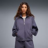 Puma Relaxed Kadın Mor Dik Yaka Ceket - S