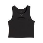 Puma Shape Keyhole Kadın Tank Atlet Siyah