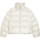 Puma Shiny Puffer Jacket Kadın Ceket - Beyaz