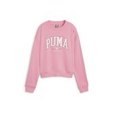 Puma Squad Tr Kadın Pembe Yuvarlak Yaka Sweatshirt