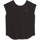 Puma STUDIO FOUNDATIONS TEE Siyah Kadın Kısa Kol T-Shirt