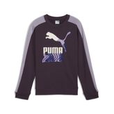 Puma T7 Crew Tr Çocuk Mor Sweatshirt