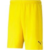 Puma Teamrise Short Sarı Erkek Futbol Maç Şortu
