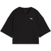 Puma WARDROBE ESS Oversized Short Tee Kadın T-shirt - Siyah