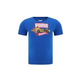 Puma X Hot Wheels Graphic Mavi Kısa Kollu Erkek Çocuk T-shirt
