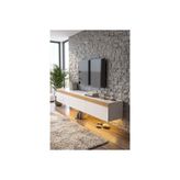 Pureline Tech Led Işıklı Tv Ünitesi, Meşe, 180 Cm