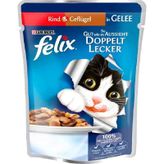 Purina 100 gr Felix Sığır Etli ve Tavuklu Kedi Islak Maması