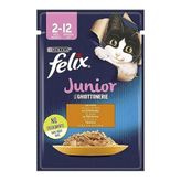 Purina 26x85 gr Felix Tavuklu Junior Yavru Kedi Islak Maması