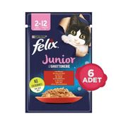 Purina 6x85 gr Felix Sığır Etli Pouch Yavru Kedi Maması