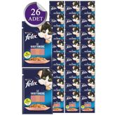Purina Felix Somonlu 26x85 gr Yaş Kedi Maması