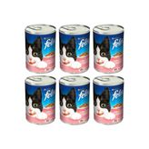 Purina Somonlu Ve Alabalıklı Konserve Yaş Kedi Maması 400 gr X 6 Adet