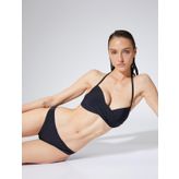 Push Up Bikini Üstü Boyundan Bağlamalı Drapeli