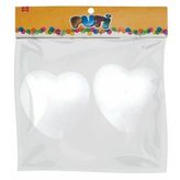Puti 5015 2'li 10cm Köpük Kalp