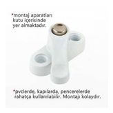 Pvc Kapı Pencere Emniyet Kilidi - ÇELİK - 6 Adet
